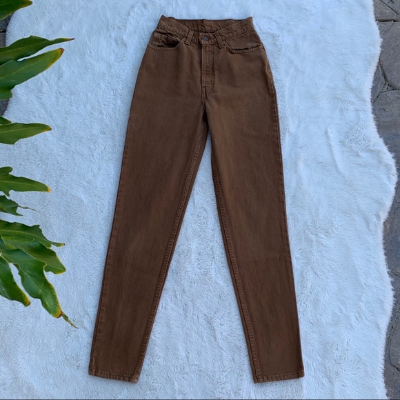 Vintage high waist brown Levi’s 512s - Picture 4 of 8